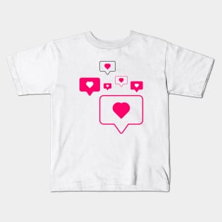 Colorful set of heart icons. Kids T-Shirt